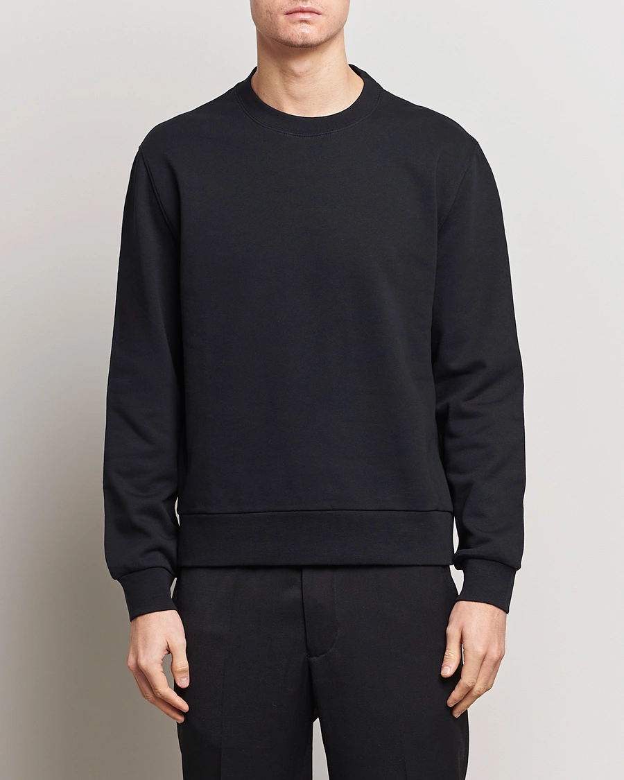 Mies |  | Filippa K | Gustaf Cotton Sweatshirt Black