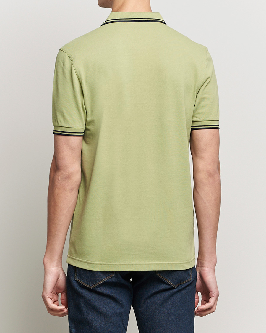 Mies | Pikeet | Fred Perry | Twin Tip Polo Sage Green 