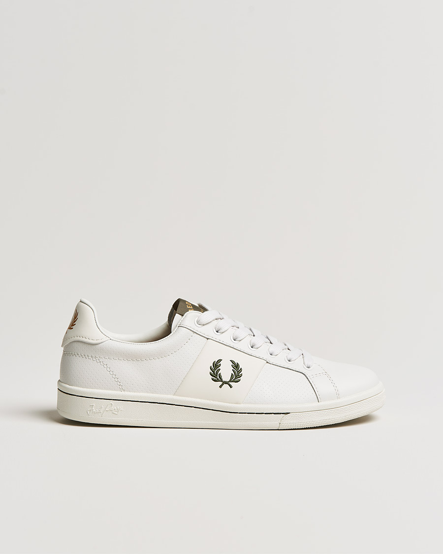 Mies | Fred Perry B721 Peerf Leater Sneaker Porcelain | Fred Perry | B721 Peerf Leater Sneaker Porcelain