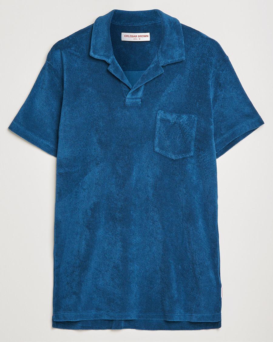 Mies | Pikeet | Orlebar Brown | Terry Polo Oceanic Blue