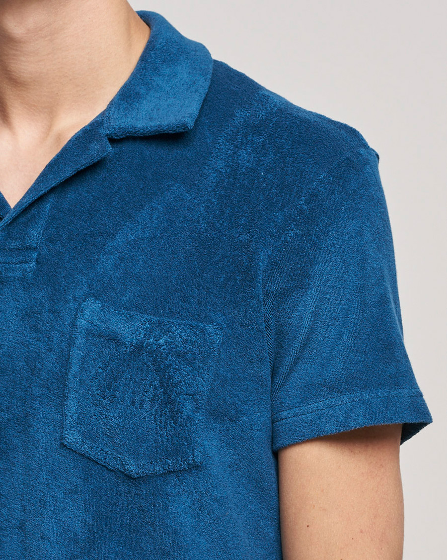 Mies | Pikeet | Orlebar Brown | Terry Polo Oceanic Blue