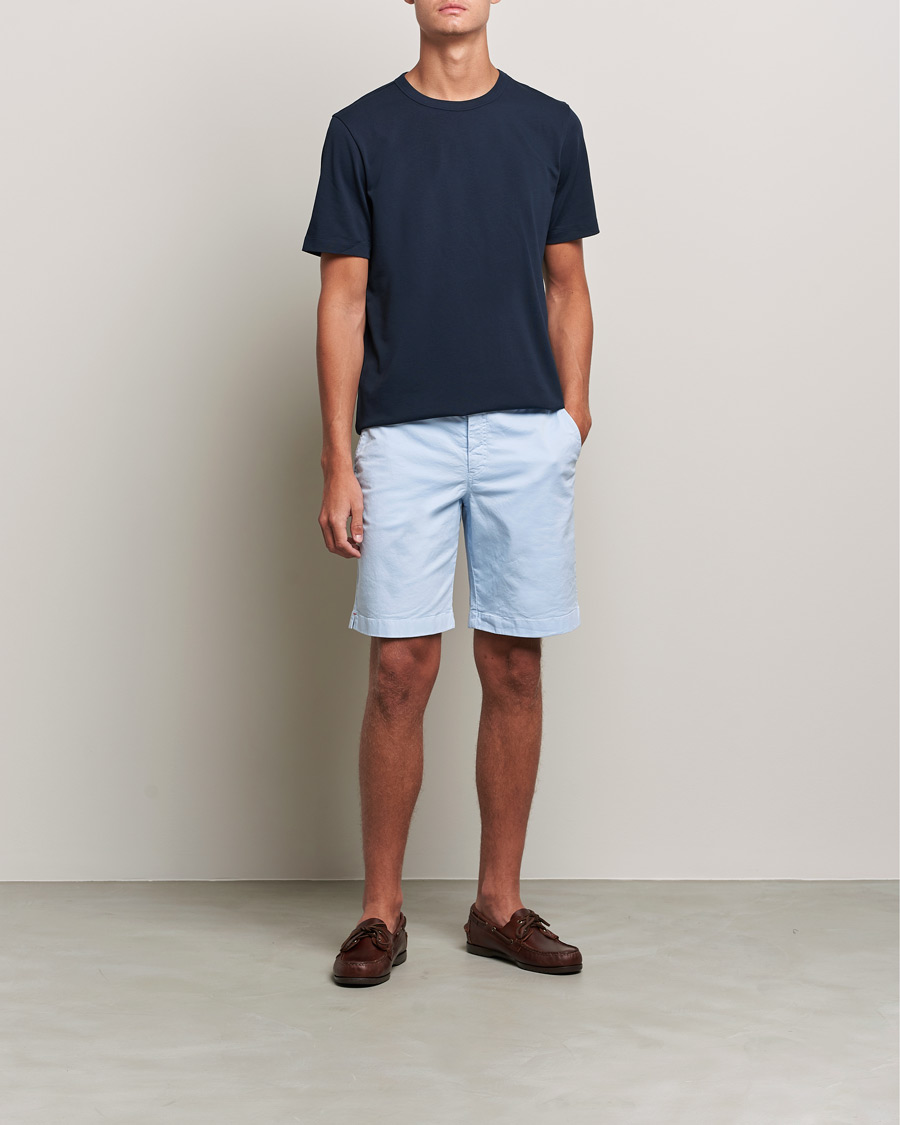 Mies | Shortsit | Orlebar Brown | Dane Cotton Twill Shorts Ice Blue