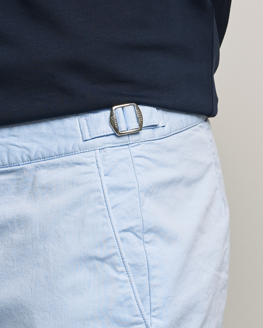 Mies | Shortsit | Orlebar Brown | Dane Cotton Twill Shorts Ice Blue
