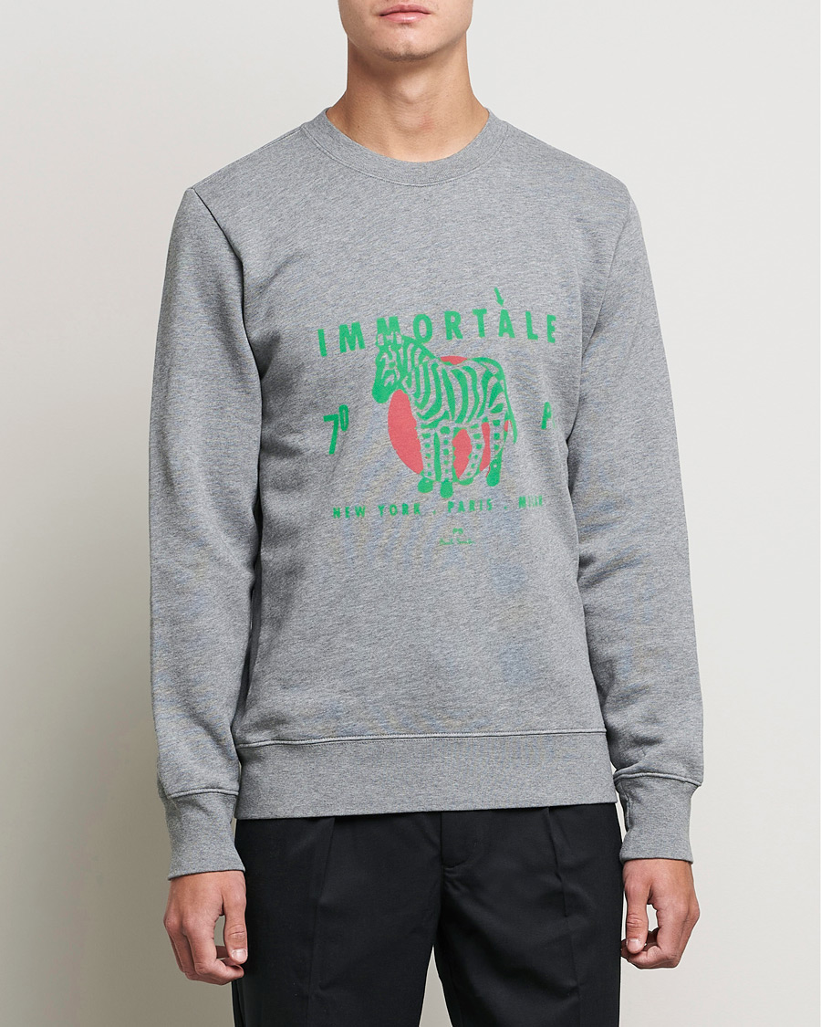 Mies | Puserot | PS Paul Smith | Immortale Organic Cotton Sweatshirt Grey