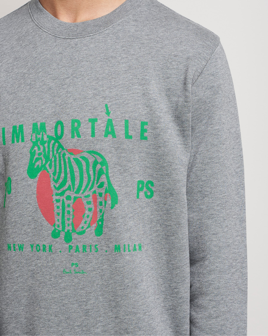 Mies | Puserot | PS Paul Smith | Immortale Organic Cotton Sweatshirt Grey