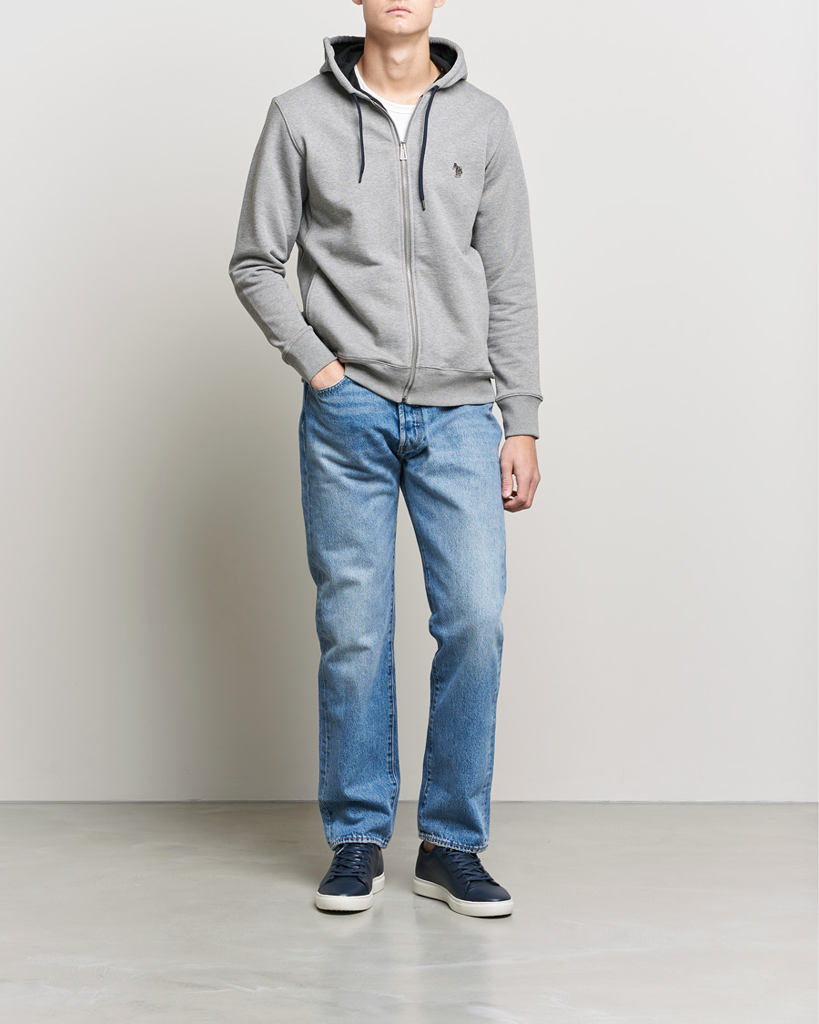 Mies | Alennusmyynti vaatteet | PS Paul Smith | Organic Cotton Hoodie Grey Melange