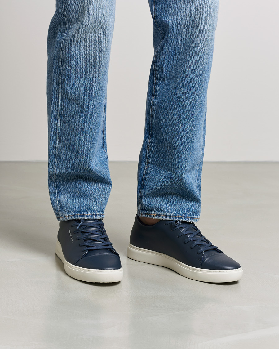 Mies | Tennarit | PS Paul Smith | Lee Cap Toe Leather Sneaker Navy