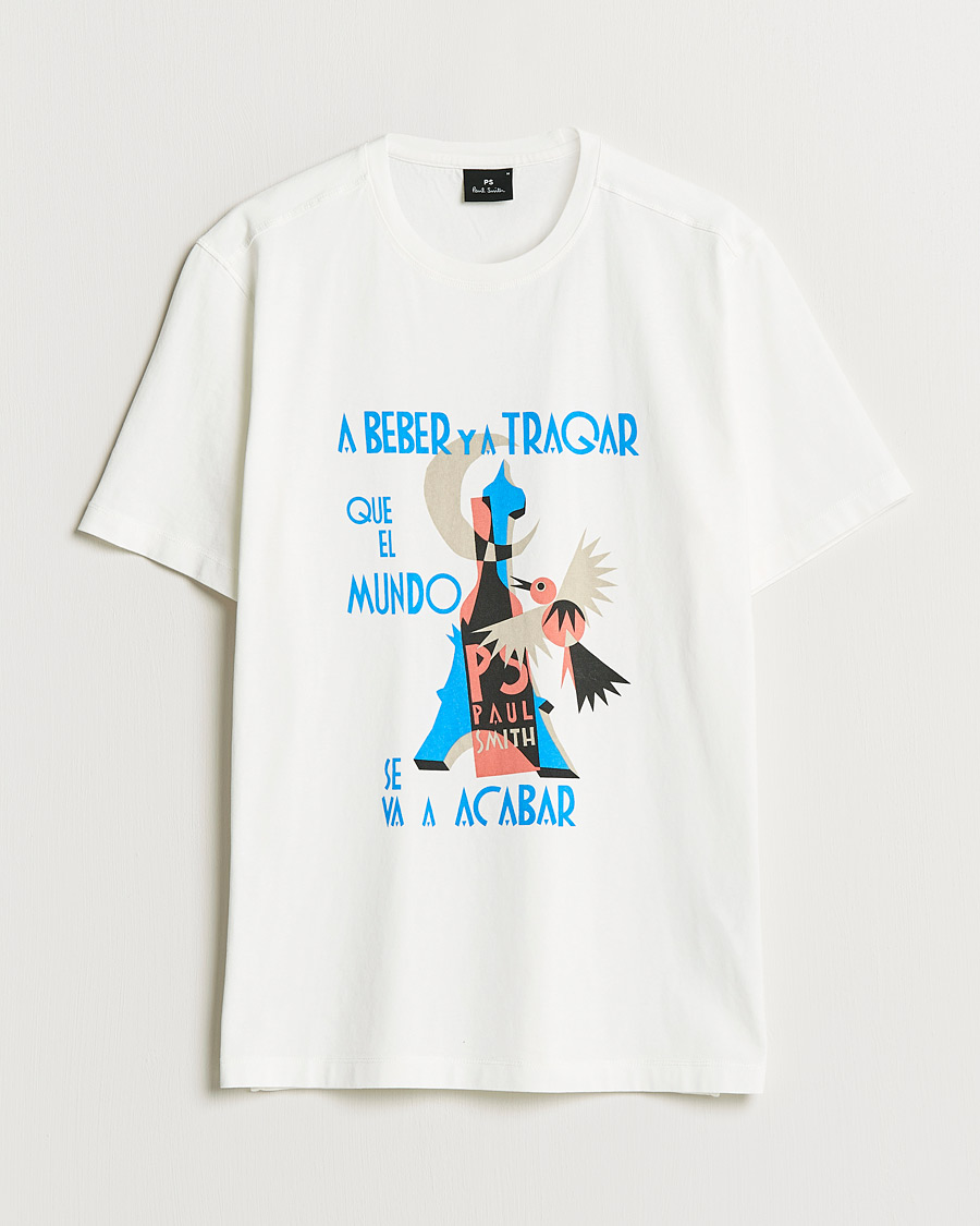 Mies | T-paidat | PS Paul Smith | Beber Regular Fit Tee White