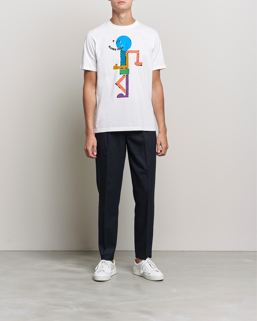 Mies | T-paidat | PS Paul Smith | Character Organic Cotton Tee White