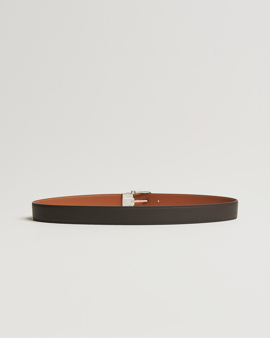 Mies |  | Montblanc | Horseshoe Buckle 35 mm Reversible Belt Smoke/Tan