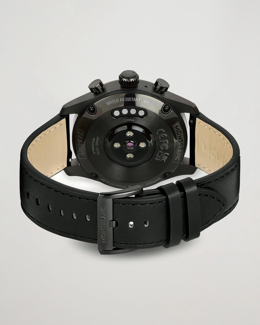 Mies | Kumiranneke | Montblanc | Summit 3 Smartwatch Black