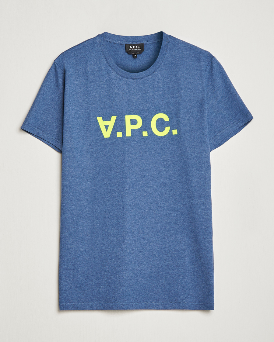 Mies | T-paidat | A.P.C. | VPC Neon Short Sleeve T-Shirt Marine