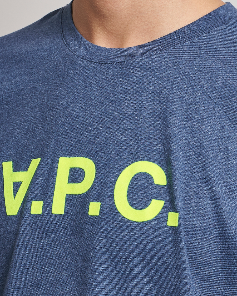 Mies | T-paidat | A.P.C. | VPC Neon Short Sleeve T-Shirt Marine