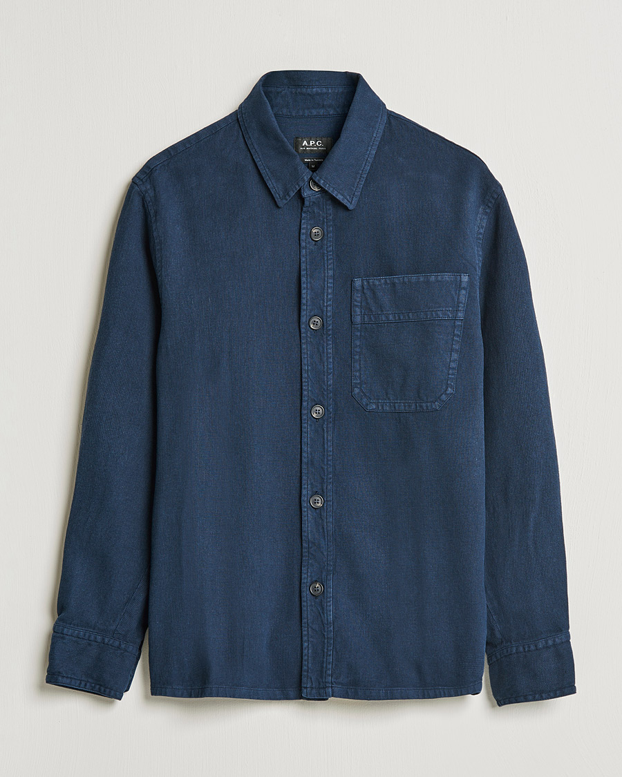 Mies | Kauluspaidat | A.P.C. | Basile Overshirt Navy