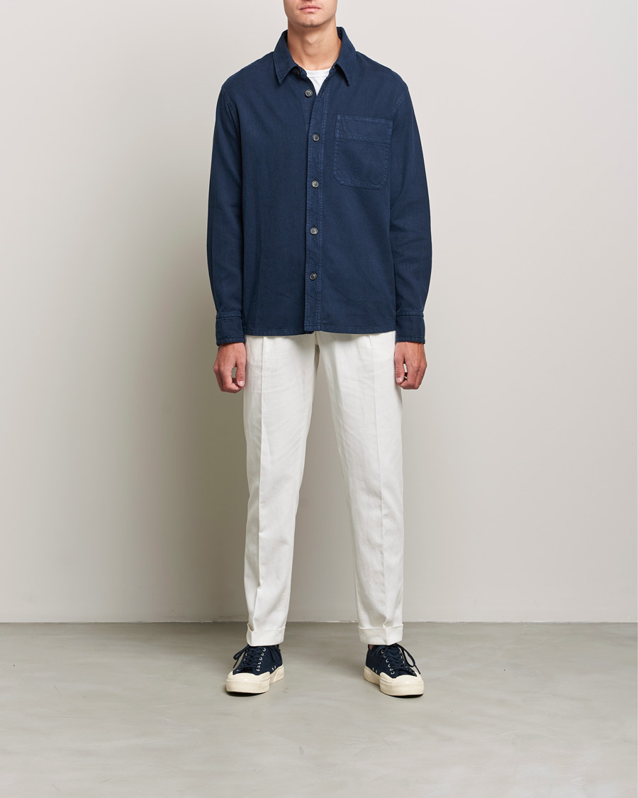 Mies | Kauluspaidat | A.P.C. | Basile Overshirt Navy