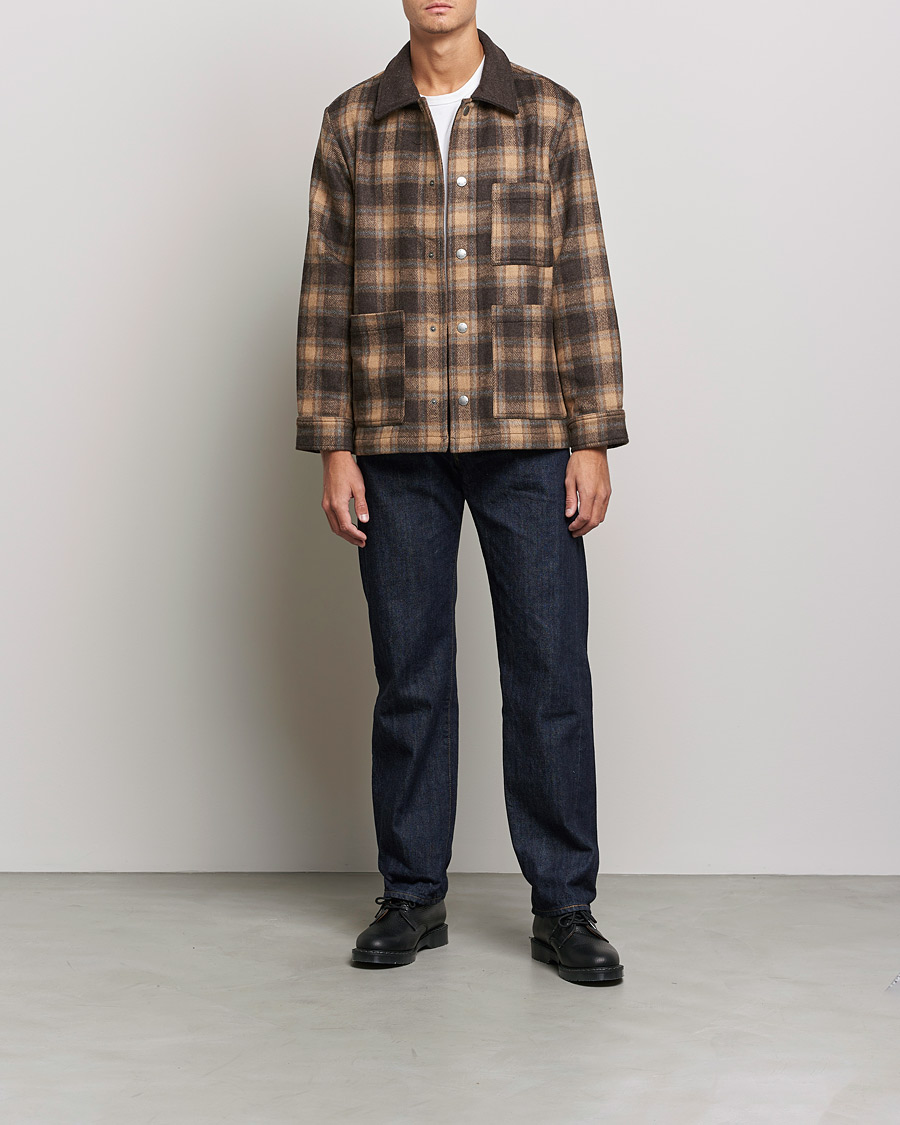 Mies | Takit | A.P.C. | Emile Shirt Jacket Brown Check