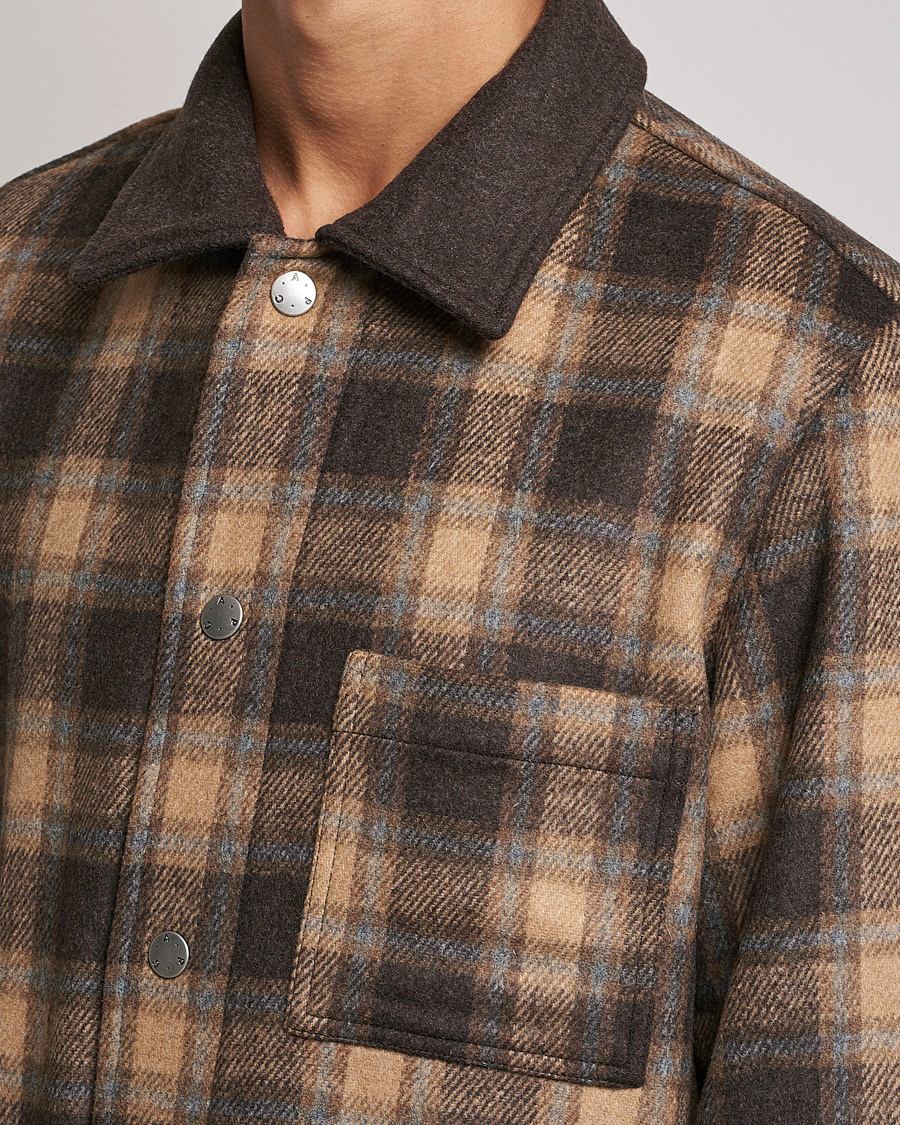 Mies | Takit | A.P.C. | Emile Shirt Jacket Brown Check