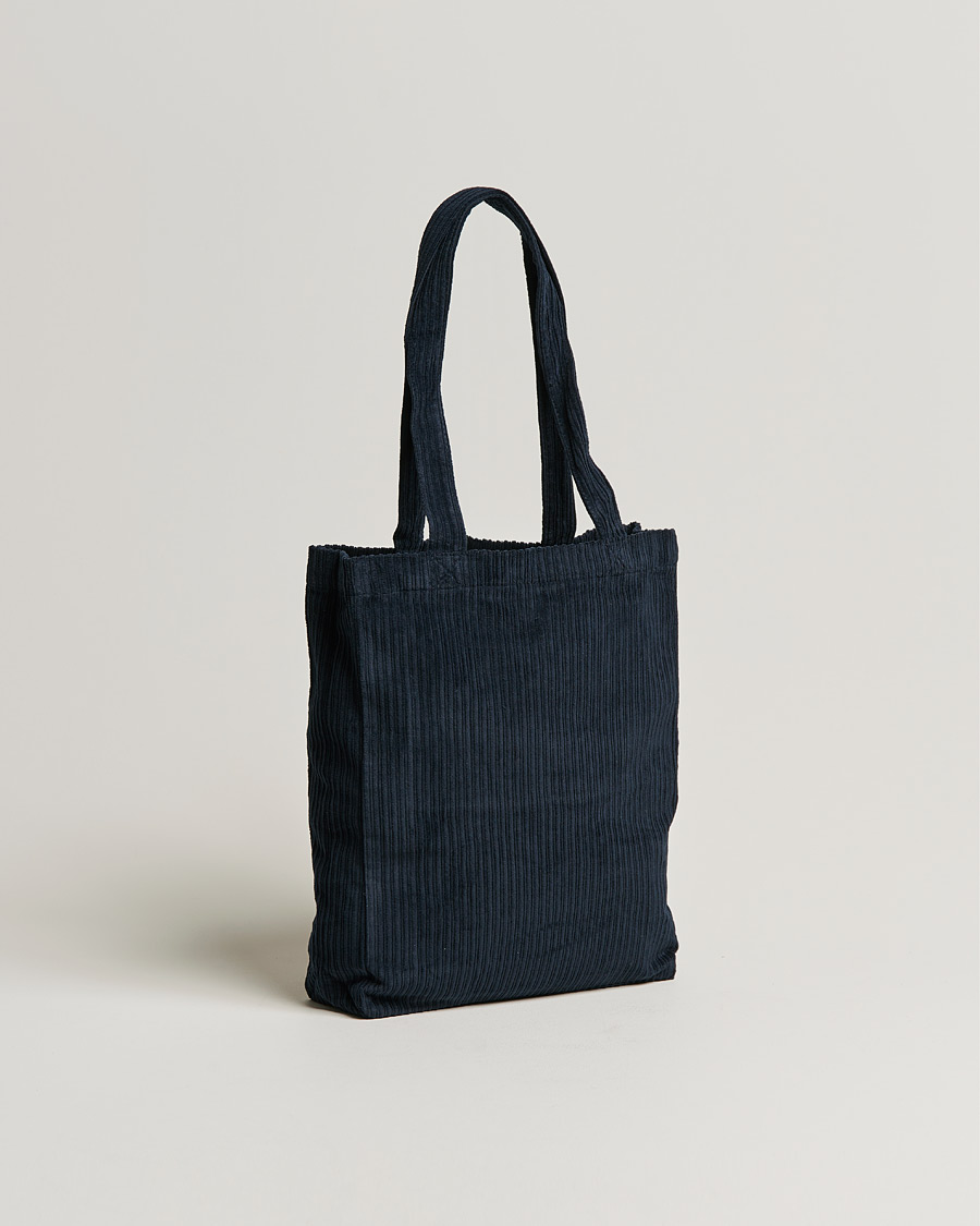 Mies | A.P.C. Lou Corduroy Tote Bag Navy | A.P.C. | Lou Corduroy Tote Bag Navy