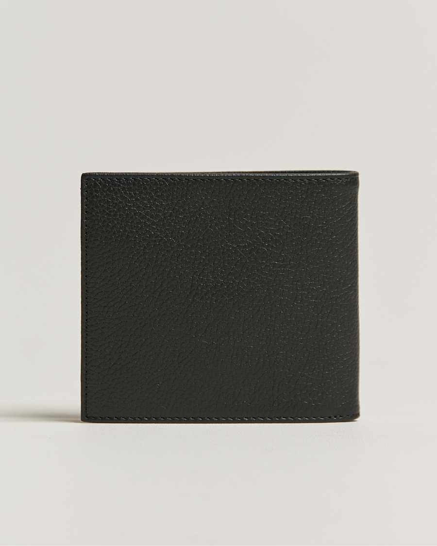 Mies | A.P.C. Grain Leather Wallet Black | A.P.C. | Grain Leather Wallet Black