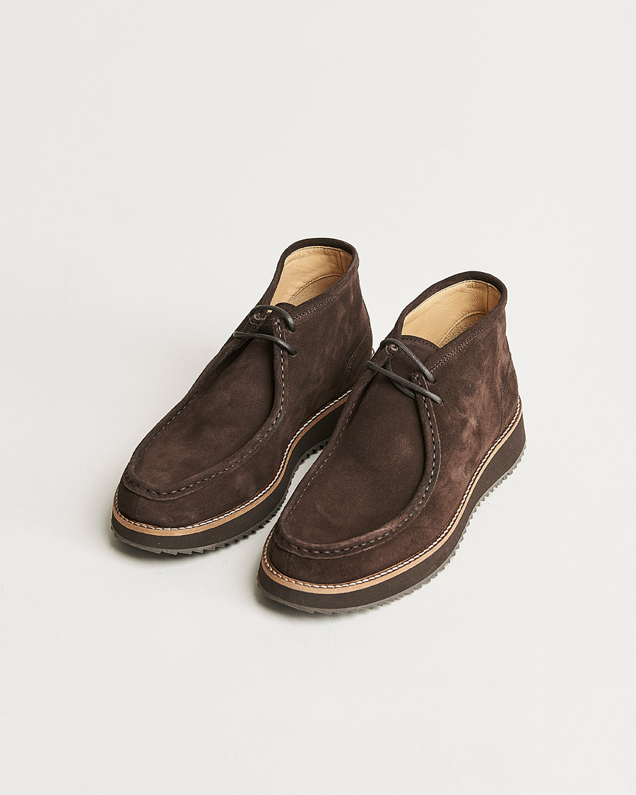 Mies | Chukka-kengät | A.P.C. | Desert Boots Dark Brown Suede