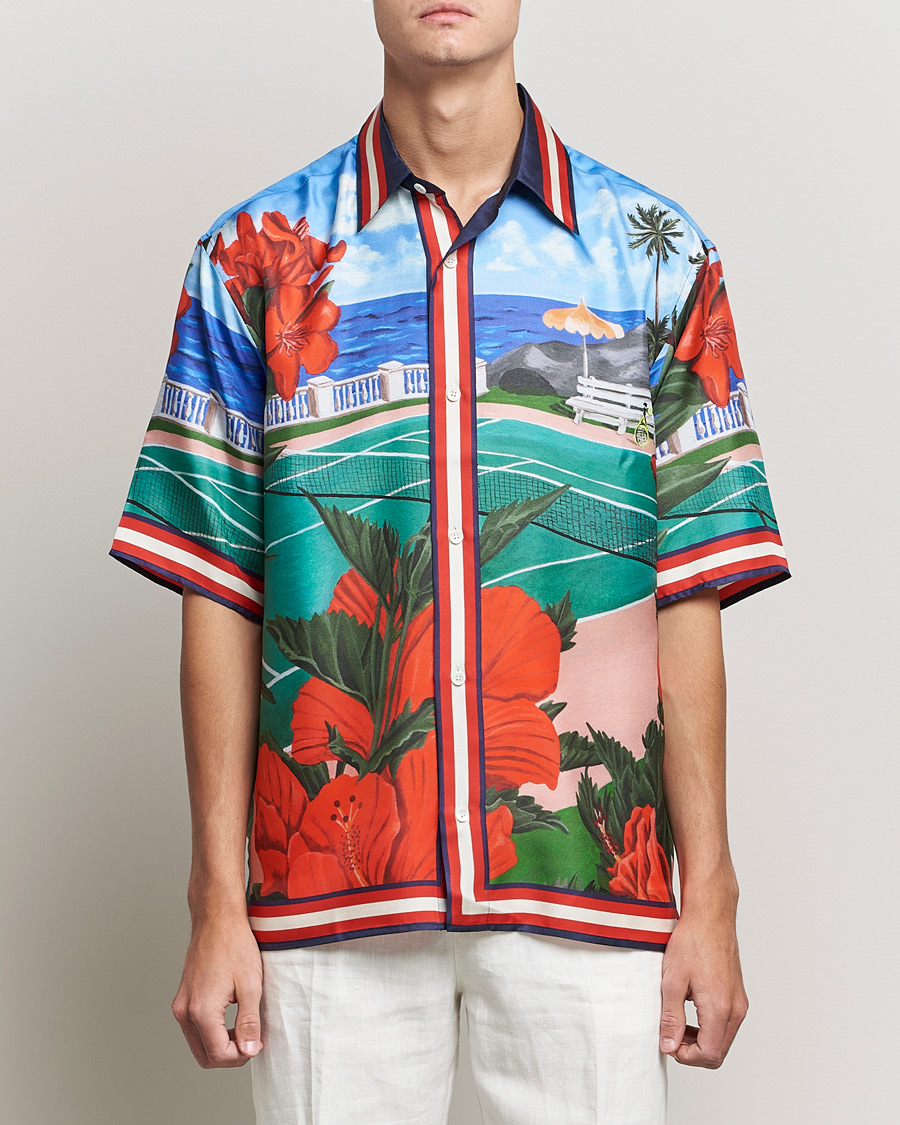 Mies | Kauluspaidat | GANT | Relaxed Scenery Short Sleeve Shirt Multi