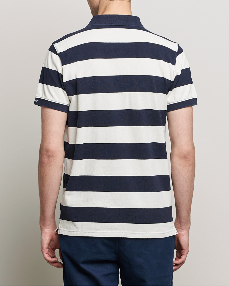 Mies | Pikeet | GANT | Barstriped Polo Navy/White