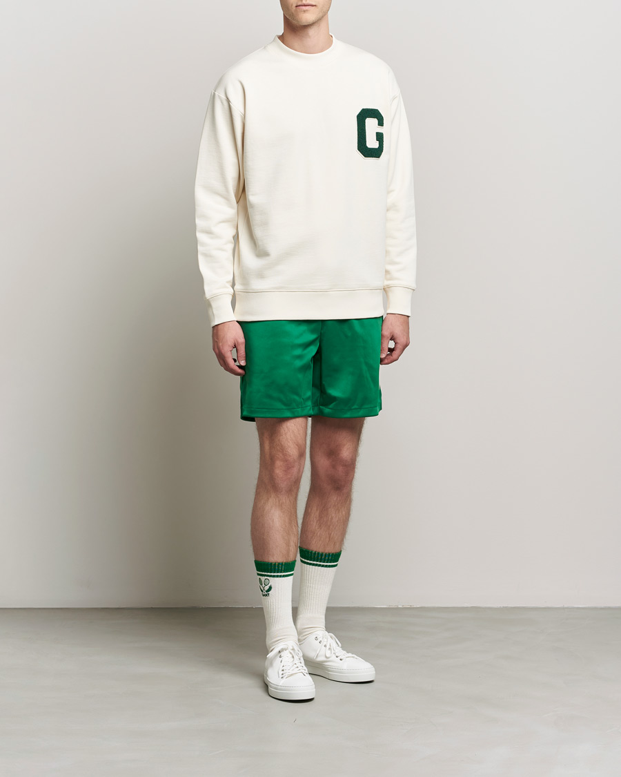 Mies | Puserot | GANT | College G Crew Neck Sweatshirt Creme