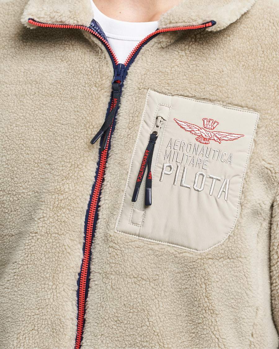 Mies | Puserot | Aeronautica Militare | Giacca Fleece Jacket Abbey Stone
