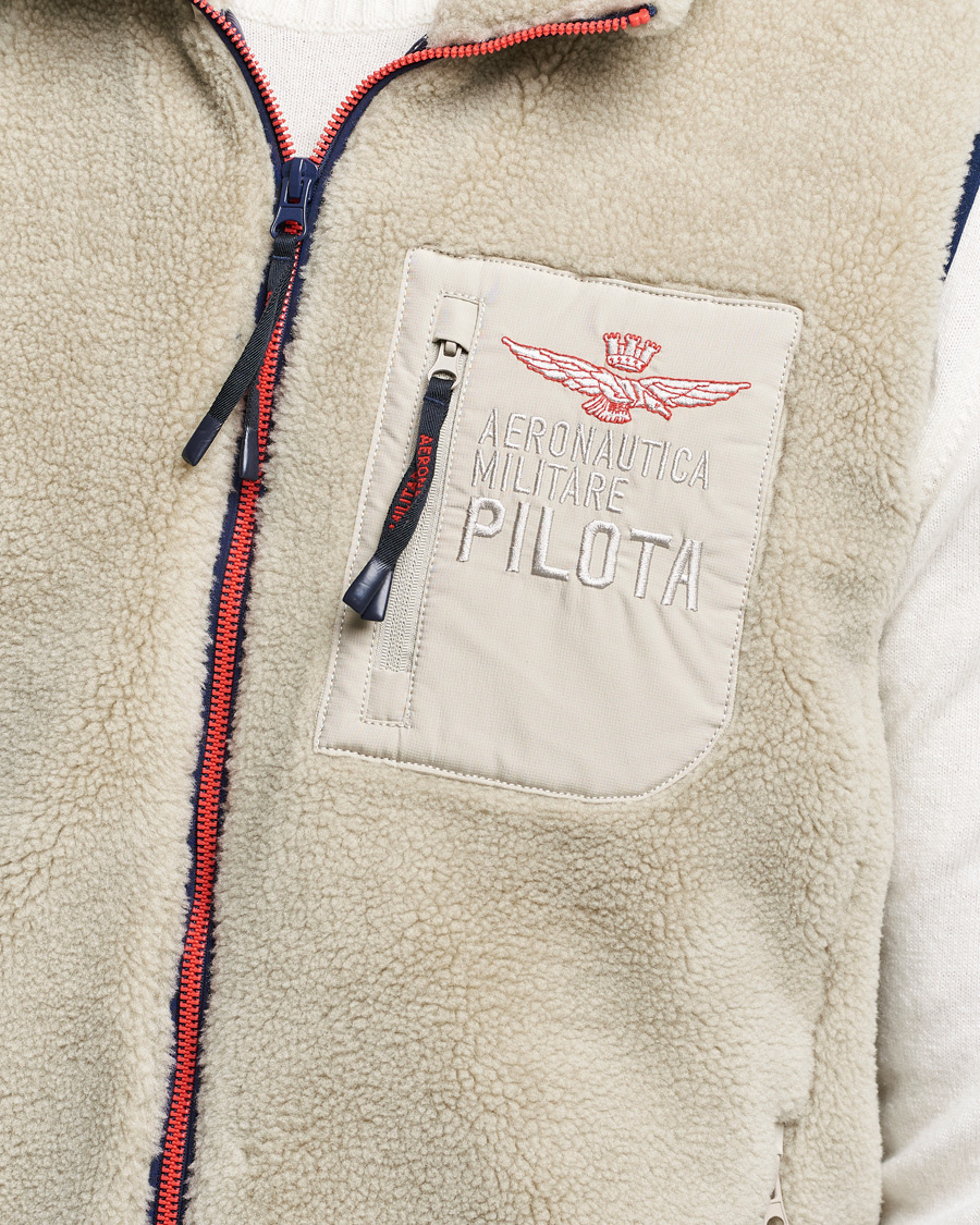 Mies | Takit | Aeronautica Militare | Gilet Fleece Vest Abbey Stone