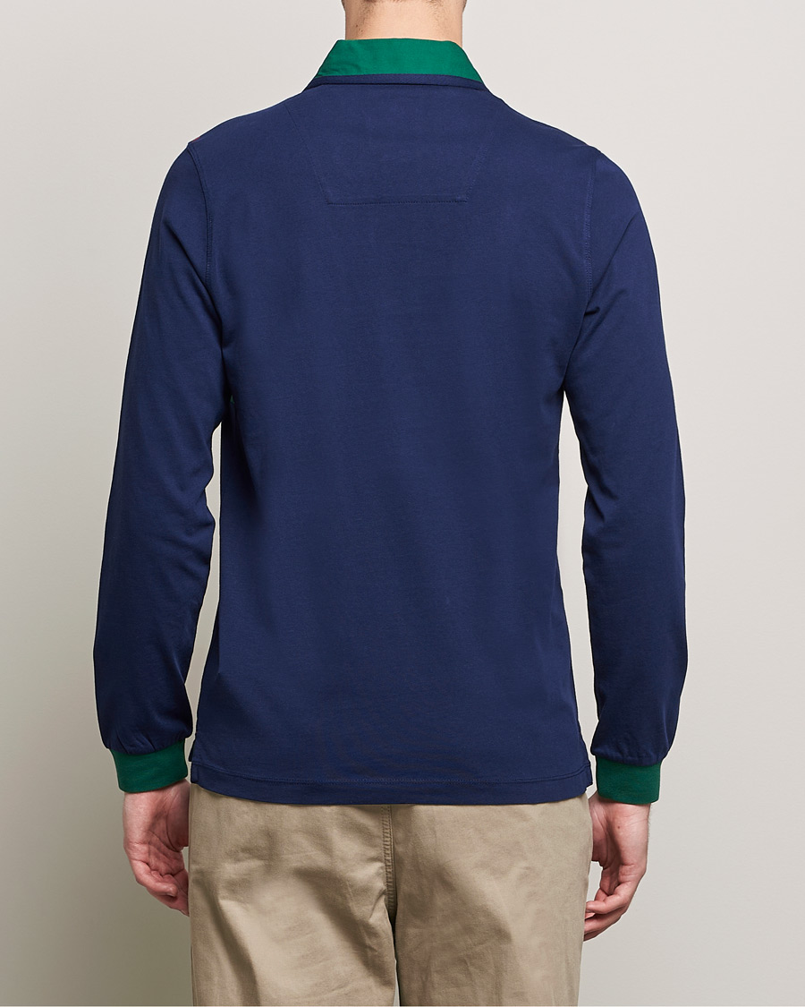 Mies | Puserot | Aeronautica Militare | Long Sleeve Polo Blu Navy