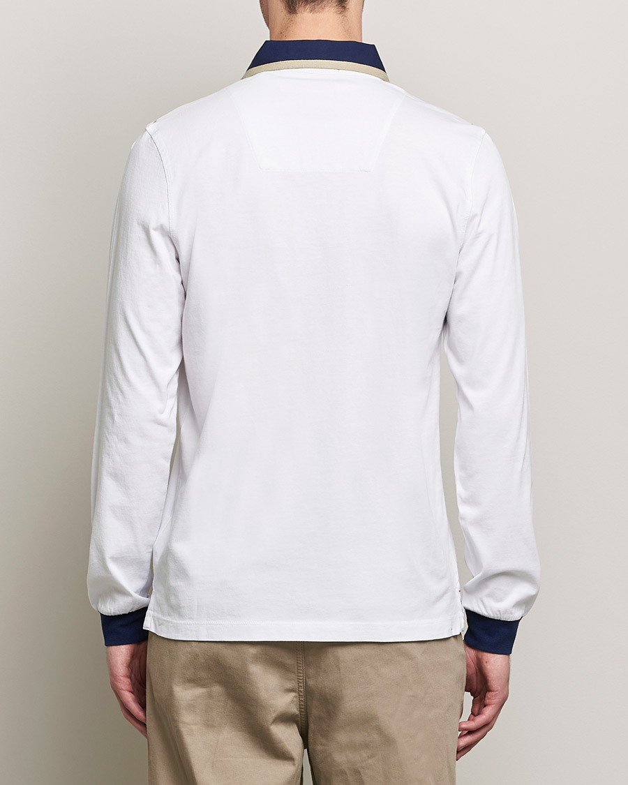 Mies | Puserot | Aeronautica Militare | Long Sleeve Polo Off White