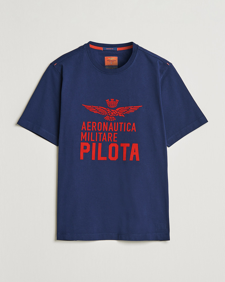 Mies | T-paidat | Aeronautica Militare | Short Sleeve Tee Blu Navy
