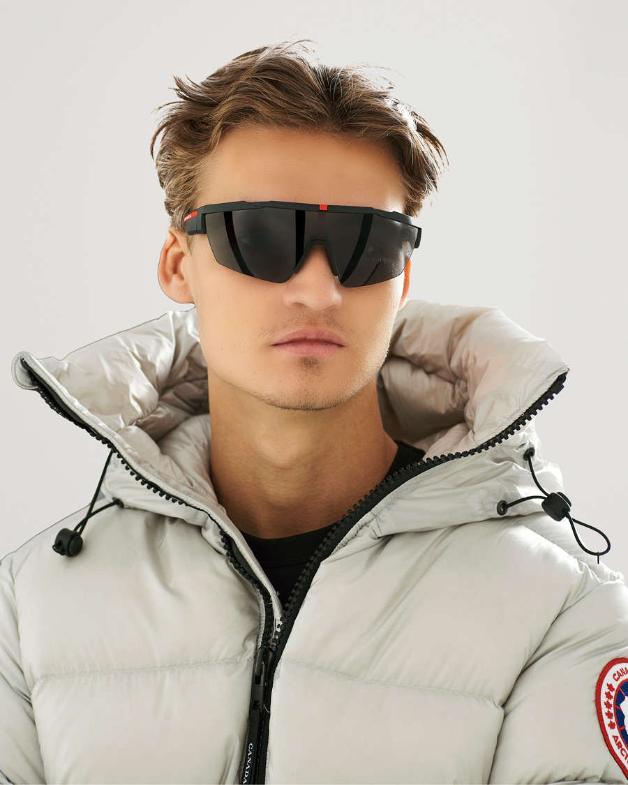 Mies | Neliskulmaiset aurinkolasit | Prada Linea Rossa | 0PS 03XS Polarized Sunglasses Grey Lens