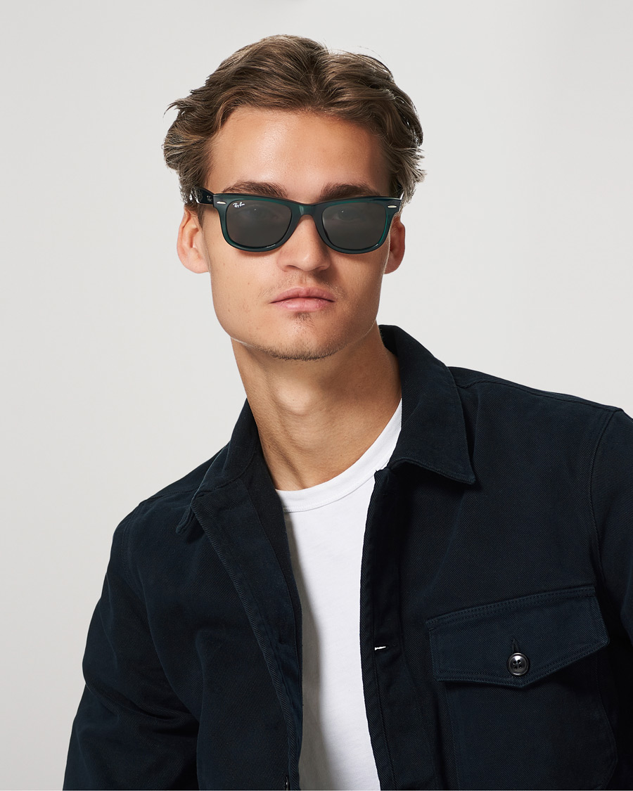 Mies | Ray-Ban Original Wayfarer Sunglasses Green | Ray-Ban | Original Wayfarer Sunglasses Green