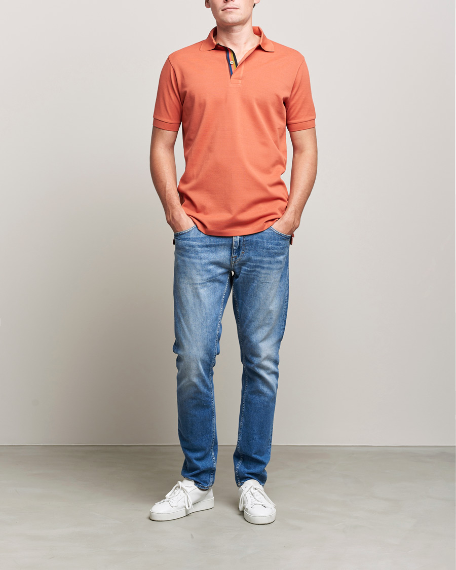 Mies | Alennusmyynti vaatteet | Paul Smith | Placket Stripe Polo Orange