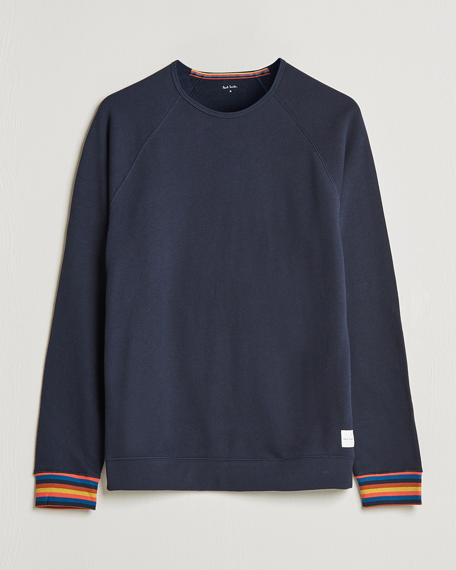 Mies | Paul Smith Long Sleeve Cotton Top Navy | Paul Smith | Long Sleeve Cotton Top Navy
