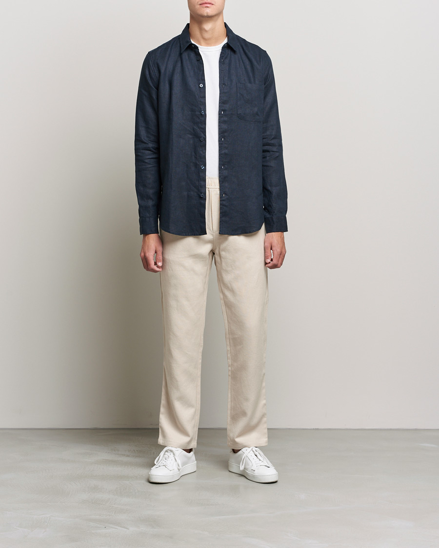 Mies | Housut | Samsøe Samsøe | Samsøe & Samsøe Jabaria Organic Cotton Trousers Oatmeal