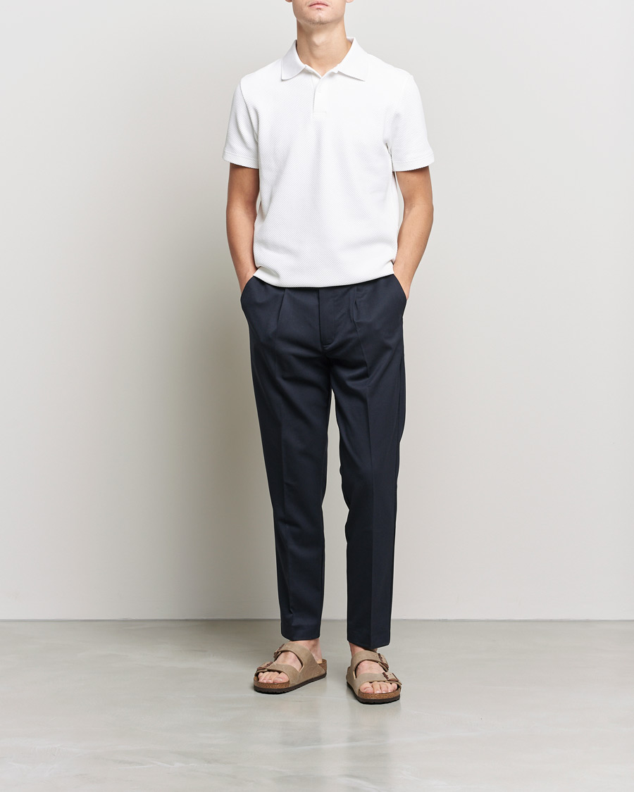Mies | Pikeet | Samsøe Samsøe | Samsøe & Samsøe Taranto Organic Cotton Polo White