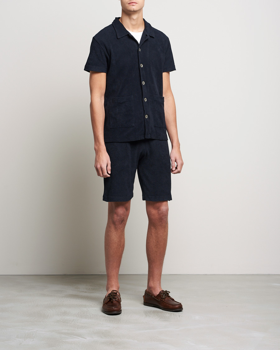 Mies | Housut | Oscar Jacobson | Ellory Terry Shorts Night Blue
