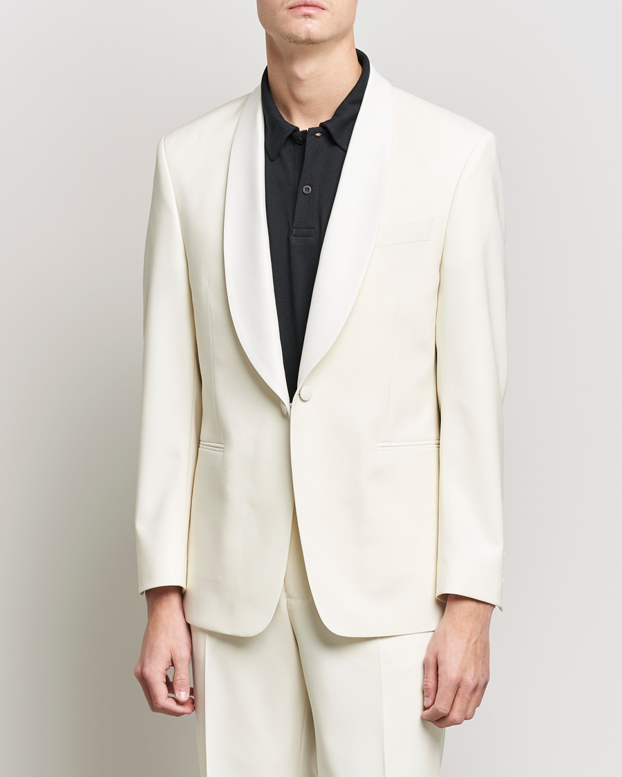 Mies | Puvut | Oscar Jacobson | Figaro Light Wool Tuxedo Creme