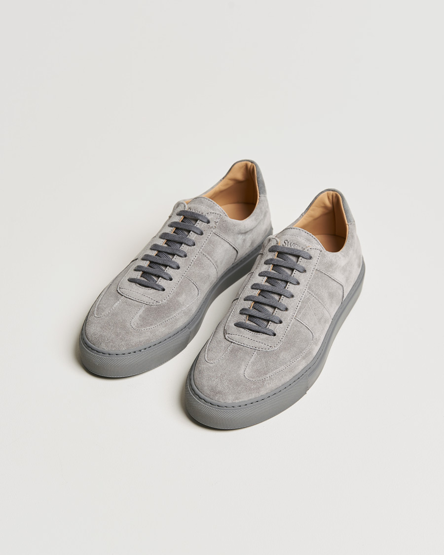 Mies | Sweyd 0662 Calf/Suede Sneakers Grey/Stone | Sweyd | 0662 Calf/Suede Sneakers Grey/Stone