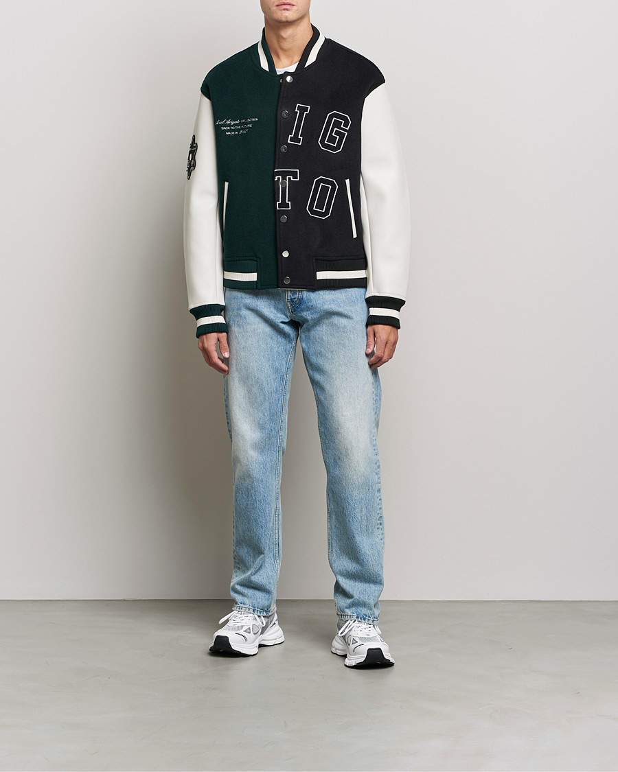 Mies | Takit | Axel Arigato | Offense Varsity Jacket College Green/Black