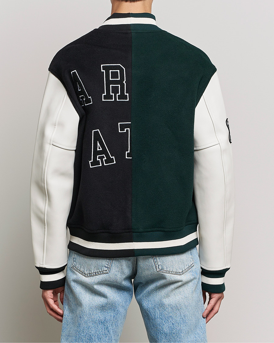Mies | Takit | Axel Arigato | Offense Varsity Jacket College Green/Black