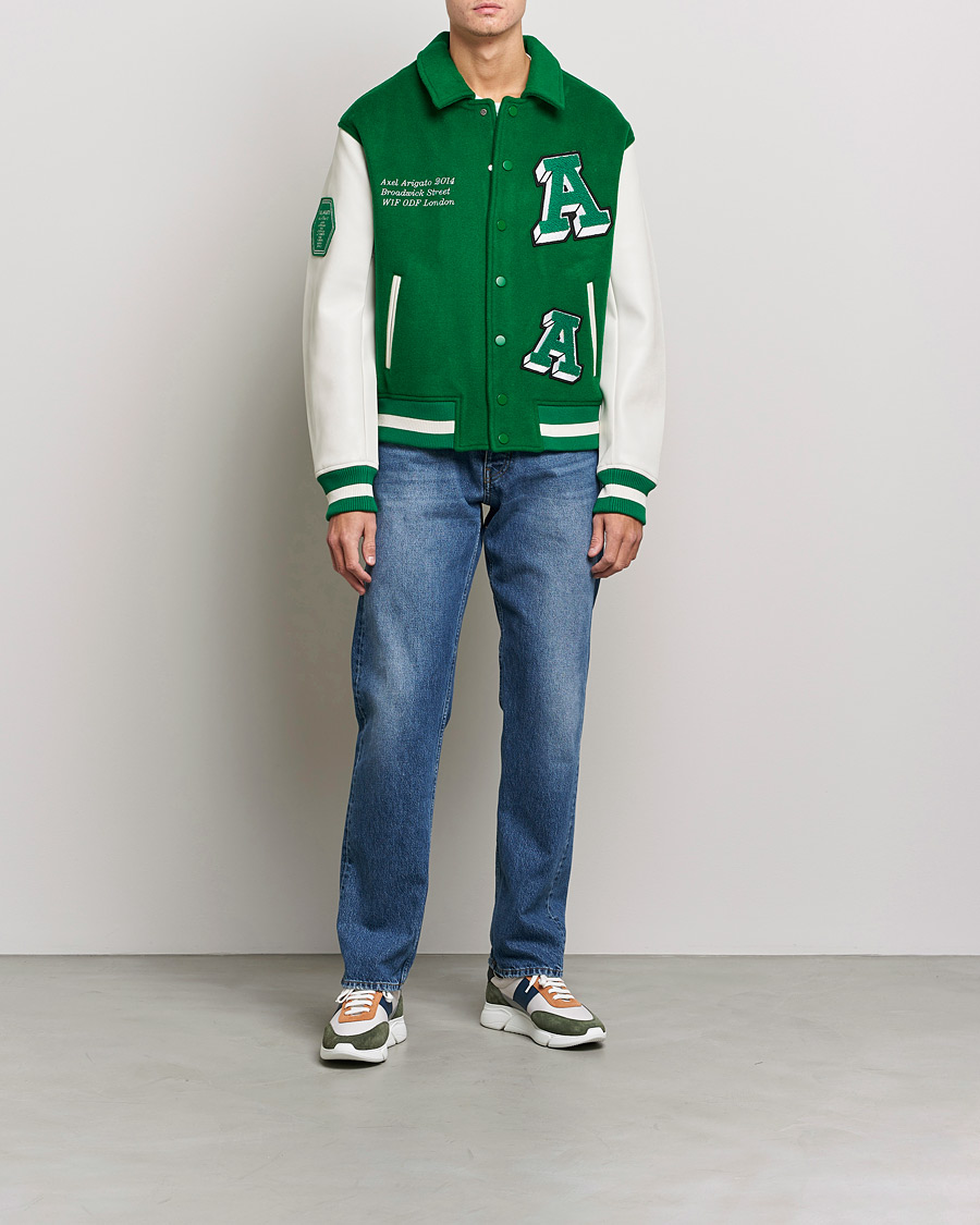 Mies | Takit | Axel Arigato | Illusion Varsity Jacket Green
