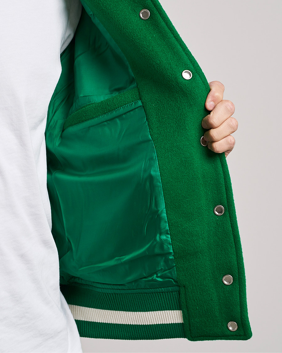 Mies | Takit | Axel Arigato | Illusion Varsity Jacket Green