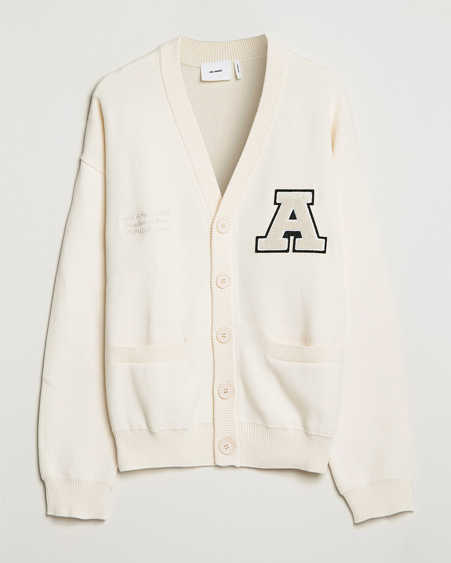 Mies | Puserot | Axel Arigato | Singular Knitted Cardigan Ecru