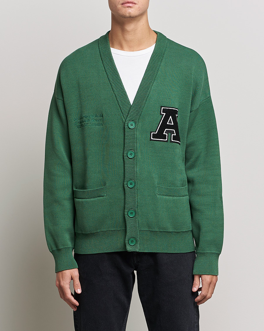 Mies | Puserot | Axel Arigato | Singular Knitted Cardigan Green