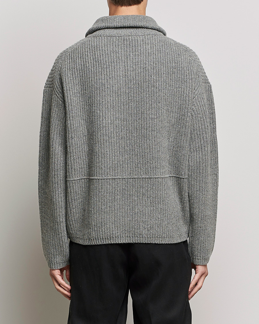 Mies | Puserot | Axel Arigato | Team Half Zip Sweater Grey