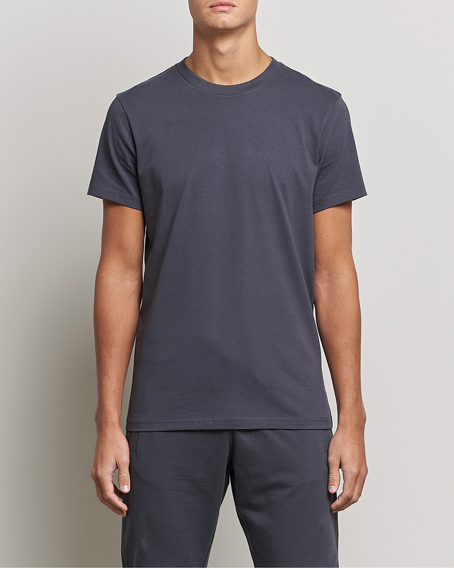 Mies | T-paidat | Bread & Boxers | Heavy Cotton Crew Neck T-shirt Iron Grey
