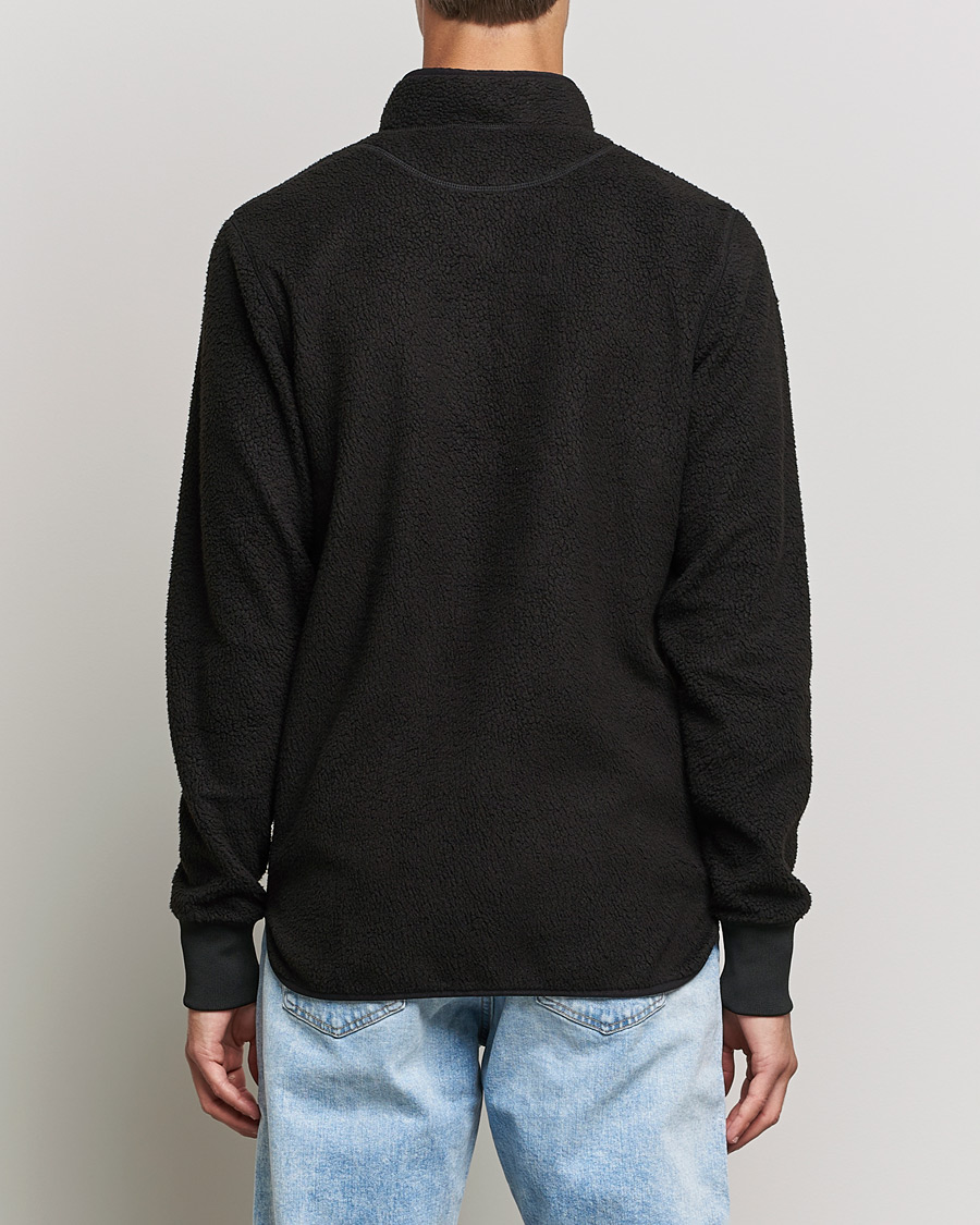 Mies | Puserot | Bread & Boxers | Full Zip Fleece Jacket Black